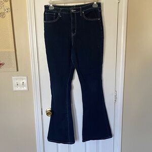 Wild Fable Navy Flare Jeans
